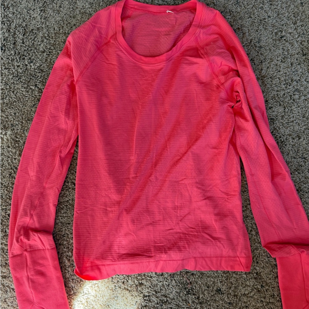 lululemon athletica long sleeve swiftly race length